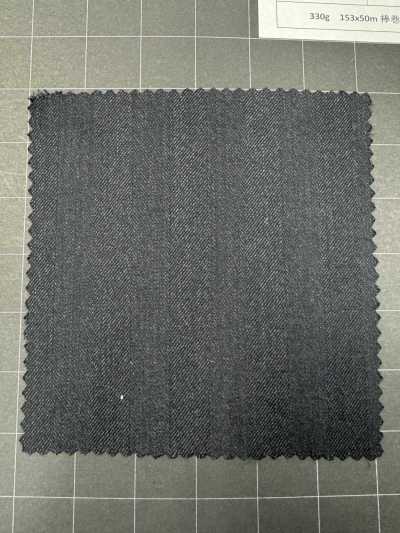 EBFW34-18 [Limited Stock] Nikke Textile Fabric MAFsuper120's Dark Gray Herringbone