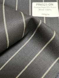 PR6521-DN Standard Japanese Premium Super 120's Stretch Stripe Dark Navy[Textile] Additional Images