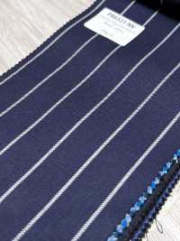 PR6521-NV Standard Japanese Premium Super120's Stretch Stripe Navy[Textile] Additional Images