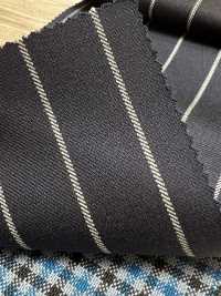 PR6521-NV Standard Japanese Premium Super120's Stretch Stripe Navy[Textile] Additional Images