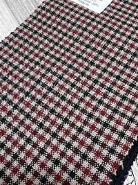 MH6511-BR Standard Japanese Wool Mohair Worsted (Tonic Style) Check Brown[Textile] Additional Images