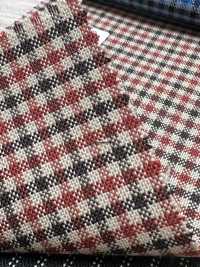 MH6511-BR Standard Japanese Wool Mohair Worsted (Tonic Style) Check Brown[Textile] Additional Images