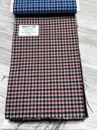MH6511-BR Standard Japanese Wool Mohair Worsted (Tonic Style) Check Brown[Textile] Additional Images