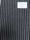 MH6521-BK Standard Japanese Wool Mohair Worsted (Tonic Style) Stripe Black