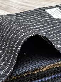 MH6521-NV Standard Japanese Wool-Mohair Worsted (Tonic-Style) Stripe Navy[Textile] Additional Images