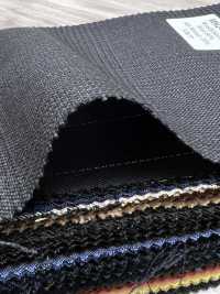 MH2431-CG Standard Japanese Wool-Mohair Worsted (Tonic-Style) Check, Charcoal Heaven Gray[Textile] Additional Images