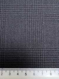 MH2431-CG Standard Japanese Wool-Mohair Worsted (Tonic-Style) Check, Charcoal Heaven Gray[Textile] Additional Images