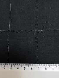 LA5531-DG Standard Japanese Silk Lurex Wool Stretch Check[Textile] Additional Images