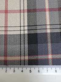 SK5536-BE Standard Japanese Silk-Wool Stretch Check Beige[Textile] Additional Images