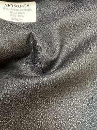 SK3503-GY Standard Japanese Silk Wool Stretch, Gray[Textile] Additional Images
