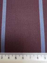 SK3523-DR Standard Japanese-Made Silk Wool Stretch Stripe Dark Red[Textile] Additional Images