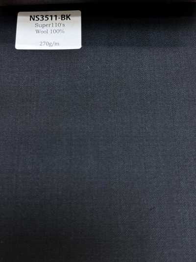 NS3511-BK Standard Japanese-made Super110’s Wool Stretch Black