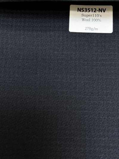 NS3512-NV Classic Made In Japan Super110’s Wool Stretch Navy Blue