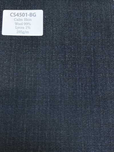 CS4501-BG Classic Japanese-Made Calm Skin Stretch (High-Twist Tropical) Blue Gray