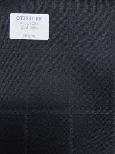 OT3531-BK Standard Japanese-made Super120's W100 Black