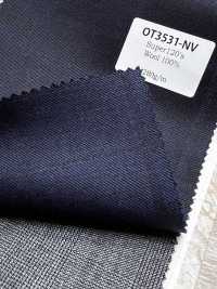 OT3531-NV Standard Japanese-made Super 120's Single Yarn W100 Navy Blue[Textile] Additional Images