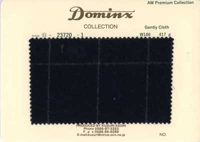 23720-1 Standard GentlyCloth 100% Wool DOMINX (Dominx) Premium Collection Black