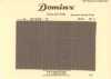 20720JE-13 Standard SummerGentlyCloth 100% Wool DOMINX Premium Collection Brown