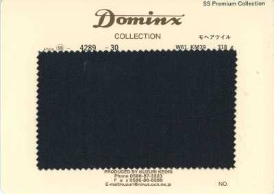 4289-30 Standard Mohair Twill Kid Mohair DOMINX Premium Collection Charcoal
