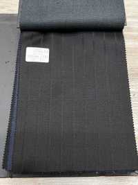 69580-17 26AW HERDREX [Silk & Wool] Silk And Wool Black Shadow Stripe[Textile] Kunishima Co., Ltd. Additional Images