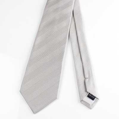 NE-35-OUT [Outlet] Made-in-Japan Formal Necktie, Herringbone