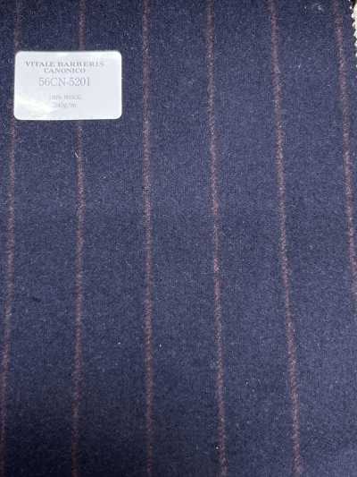 56CN5201 CANONICO (Canonico) ORIGINAL WOOLLEN FLANNEL Dark Navy/Red Stripe
