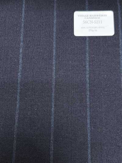 56CN5211 CANONICO FLANNEL CLASSICS Navy Blue/Blue Stripe