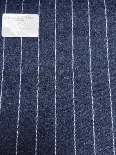 56CN5214 CANONICO Flannel Classics Blue Stripe