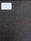 56CN5233 CANONICO WOOL SILK & LINEN FANCY SUITING Brown/Blue Windowpane