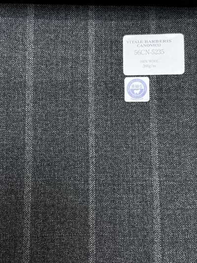 56CN5235 CANONICO RWS TRADITIONAL WORSTED 21 Gray Stripe