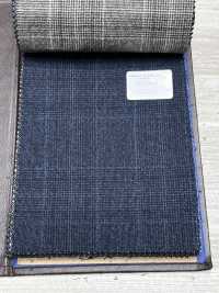 56CN5245 CANONICO Milled Tropical Navy Blue Glen Check[Textile] CANONICO Additional Images