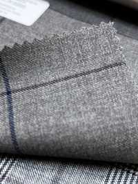56CN5258 CANONICO (Canonico) PERENNIAL-CLASSICS Brown/Navy Blue Windowpane[Textile] CANONICO Additional Images