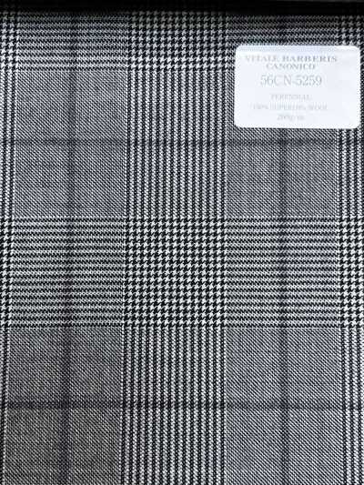 56CN5259 CANONICO PERENNIAL-CLASSICS Monotone Glen Check