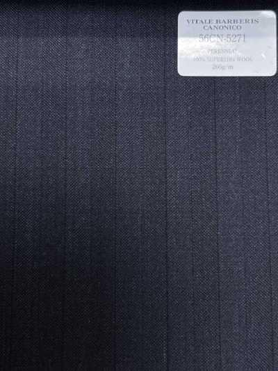 CANONICO PERENNIAL-CLASSICS Dark Navy Stripe