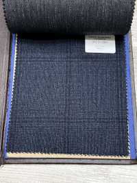 56CN5289 CANONICO MILLED TROPICAL Navy Blue Glen Check[Textile] CANONICO Additional Images