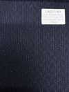 LA6511-NV Made In Japan Silk Lame Wool Stretch Navy Blue Stripe