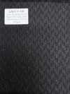 LA6511-BR Japanese-made Silk Lame Wool Stretch Brown Stripe