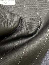 LA5521-BK Made In Japan Silk Lame Wool Stretch Black Stripe[Textile] HOSOI SYOJI Additional Images