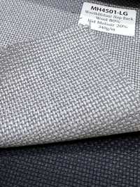 MH4501-LG Standard Japanese-made Mohair Hopsack Light Gray[Textile] HOSOI SYOJI Additional Images