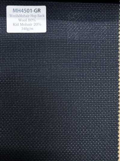 MH4501-GR Standard Japanese-made Mohair Hopsack Green