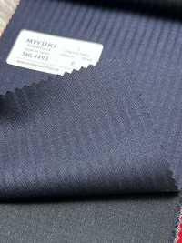 3ML4493 26AW MIYUKI Textile ESSENTIALS Stretch Twill Navy Stripe Miyuki Woolen Mills Additional Images