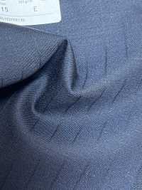 3ML4515 26AW MIYUKI Textile ESSENTIALS Stretch Twill Navy Stripe Miyuki Woolen Mills Additional Images