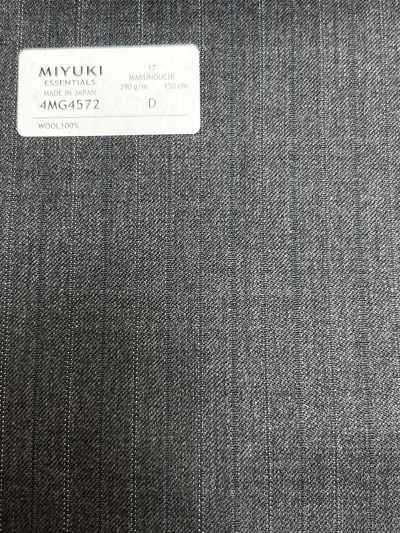 4MG4572 26AW MARUNOUCHI Twill Medium Gray Stripe