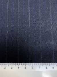 4MG4561 26AW MARUNOUCHI Twill Navy Stripe[Textile] Miyuki Woolen Mills Additional Images
