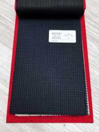 4MG4605 26AW MARUNOUCHI Twill Navy Check[Textile] Miyuki Woolen Mills Additional Images