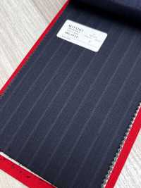4ML4434 26AW THE CITY Twill Navy Stripe[Textile] Miyuki Woolen Mills Additional Images