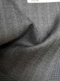 4ML4445 26AW THE CITY Twill Charcoal Heaven Gray Stripe[Textile] Miyuki Woolen Mills Additional Images