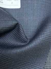 4ML4456 26AW THE CITY Twill Navy Check[Textile] Miyuki Woolen Mills Additional Images