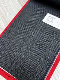 4ML4460 26AW THE CITY Twill Charcoal Heaven Gray Check[Textile] Miyuki Woolen Mills Additional Images