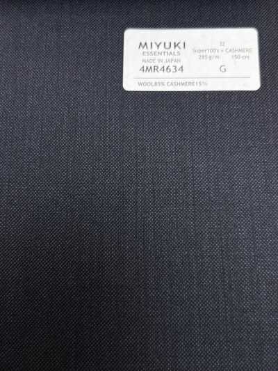 4MR4634 26AW Super100's × Cashmere Navy No Pattern